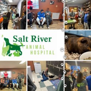 Spencer County Middle School Field Trip and gift of "River" the guinea pig